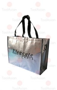 non woven fabric shopping bags metallic laminated