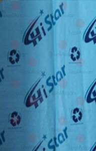 Bopp and Silver Metallic Laminated Woven Fabric