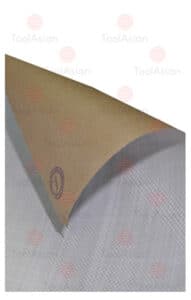 Paper laminated woven fabric