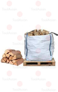 Mesh bag for packing firewood