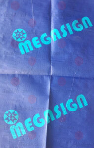 Bopp and Silver Metallic Laminated Woven Fabric