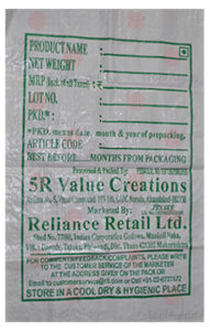 Reliance Retail - PP Woven Bags Manufacturer in Ahmedabad