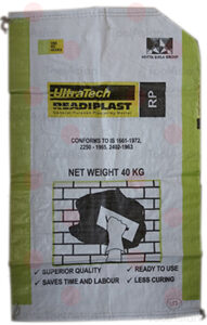 Ultratech cement bags, Plastic Film Treated Rolls Bags
