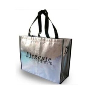 Non Woven Fabric Shopping Bags Metallic Laminated
